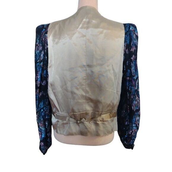 Levi's 70s Wildfire Sportswear Blue Corduroy Button Up Men's Vest *Medium - Picture 10 of 13